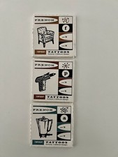RARE-CSA Design. French Paper Promotion Tattoos. Graphic Design. 1990's