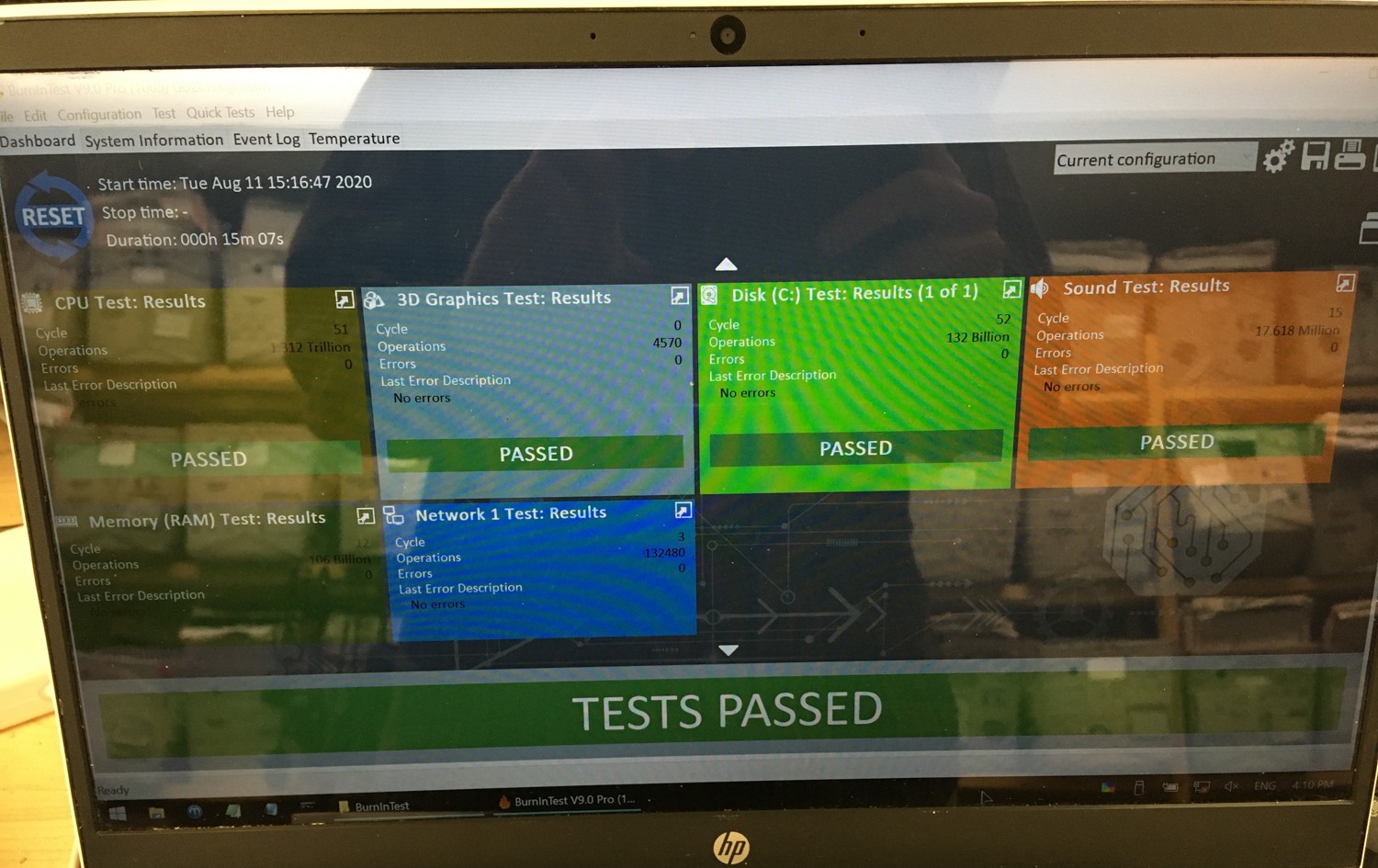 HP Pavilion 15-cs 15-CS2079NR i7-1065G7 1.3Gh Motherboard L67288-601 DAG7BLMB8D0