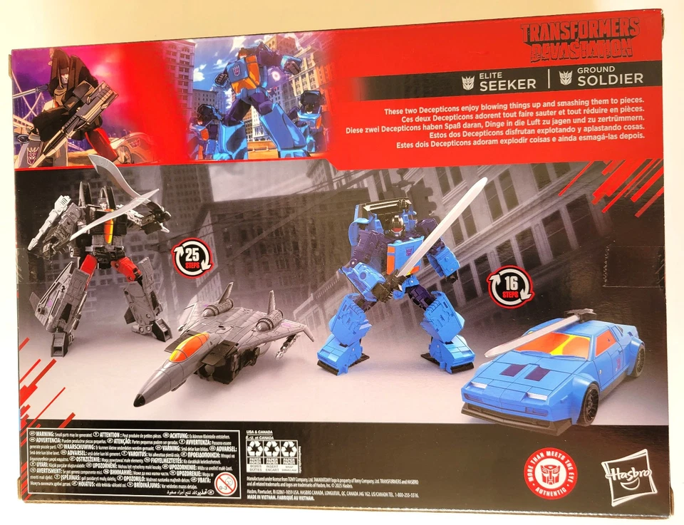 Transformers Studio Series Ground Soldier & Elite Seeker MTMTE Devastation 2pack - Image 2 of 2