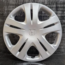 Honda Fit 55086 5 dbl spoke 15 in Hubcap Wheel Cover Silver OEM 2009 2010 2011