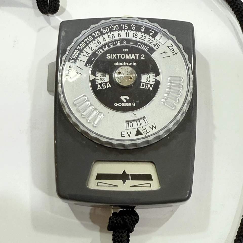 Gossen Sixtomat 2 Medidor de Luz Electrónico Alemania Occidental De Colección Pieza de Coleccionista Foto 2 de 4