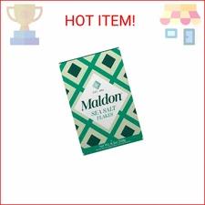 Maldon Salt, Sea Salt Flakes, 8.5 oz (240 g), Kosher, Natural, Handcrafted, Gour