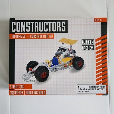New MOTORIZED SPRINT CAR construction Kit Toy Building Set for Kids Ages  8+