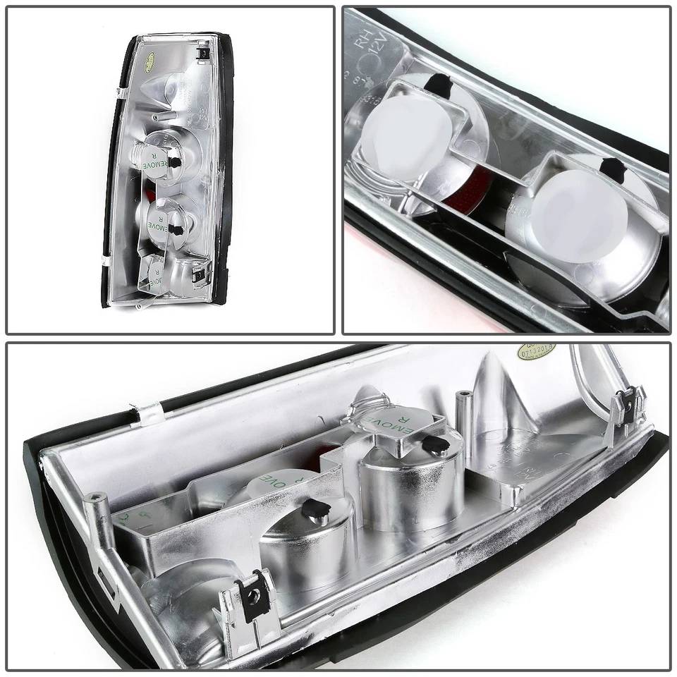 LENTE TRANSPARENTE ROJA LUZ FRENO TRASERO ALTEZZA PARA 88-00 CHEVY/GMC C/K 1500/2500/3500 Foto 4 de 4