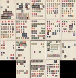 Luxembourg Stamps 1852 48 Mint & Used Collection 19 Pages