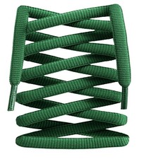 LitLaces - Premium Fat Oval Ultra Wide Replacement Shoe 54"/137cm, Emerald