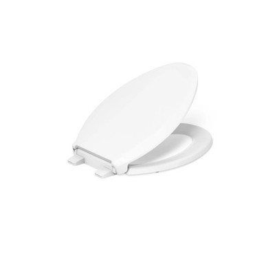 KOHLER 4636-RL-0 Cachet ReadyLatch Elongated Toilet Seat Slow Close, Soft Close