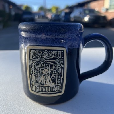 Deneen Pottery - Bones Coffee Company 2018 HIGH VOLTAGE Hand Thrown Mug