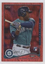 2014 Topps Red Hot Foil Abraham Almonte #256 1by