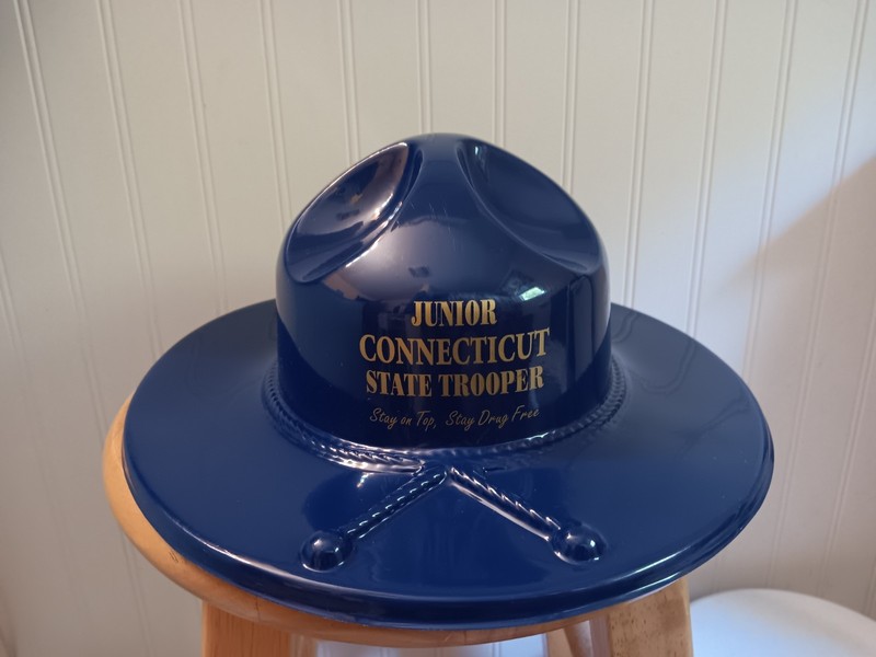 Junior Dare Plastic Connecticut State Police  Plastic Hat