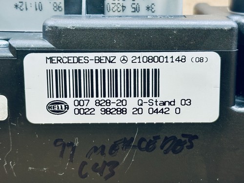 1998-2003 Mercedes W210 W208 C43 CLK430 E430 Central Door lock Vacuum Pump OEM - Picture 11 of 11