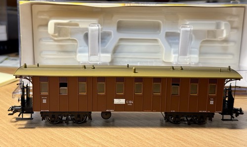 Brawa 45707 Spur H0 Abteilwagen C 124 K.W.St.E. Ep. I Rarität Top-Zustand | Condition: Neu