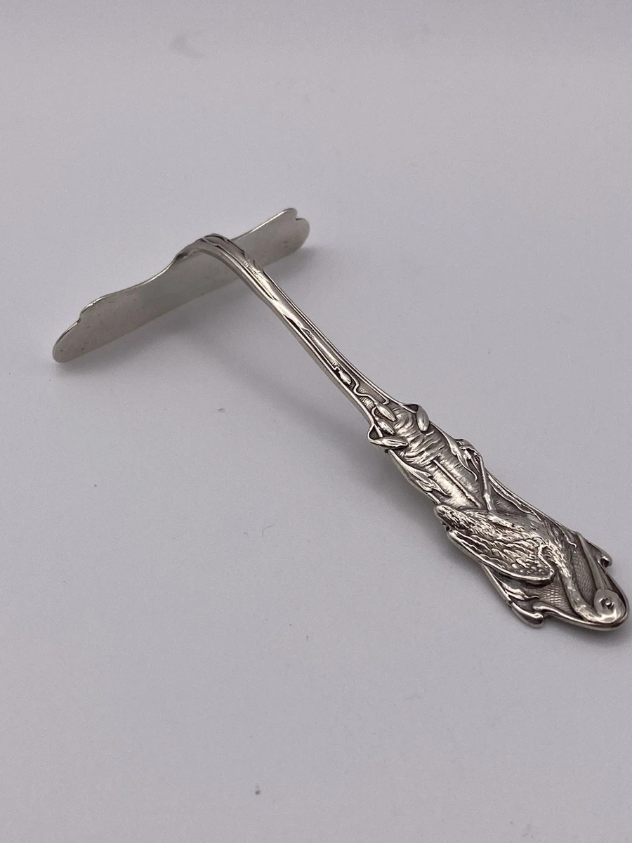 Baby Food Pusher In Antique Us Sterling Silver Flatware for sale