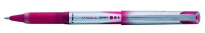 Pilot VBall 5 Grip Tintenroller mit Flüssigtinte 0,5 mm Spitze (12 Stück)   Rot