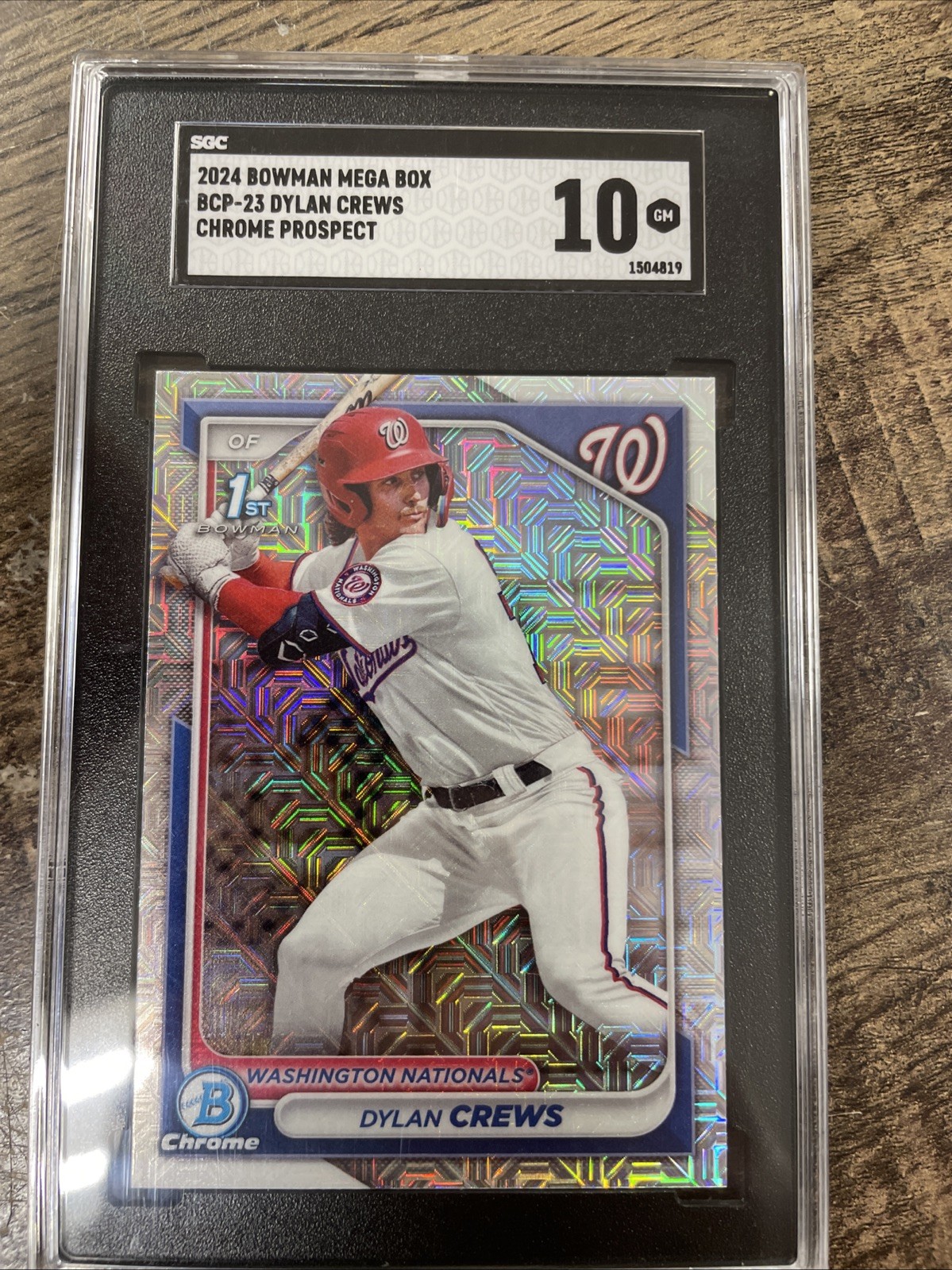 2024 Bowman - Chrome Prospects Dylan Crews #BCP-23 Mojo Refractor (RC)
