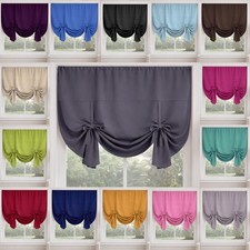 Thermal Tie Blinds 55" Wide  ~ Net Curtains & Slot Top Voile Panels