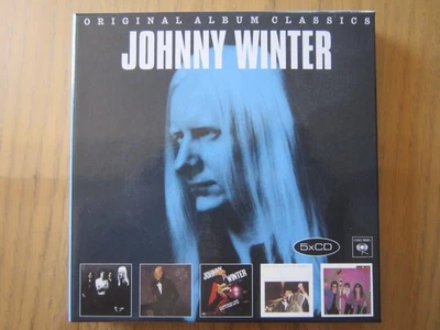 RARE 5CD JOHNNY WINTER ORIGINAL ALBUM CLASSICS - BLUES ROCK - COMME NEUF - Photo 1/2