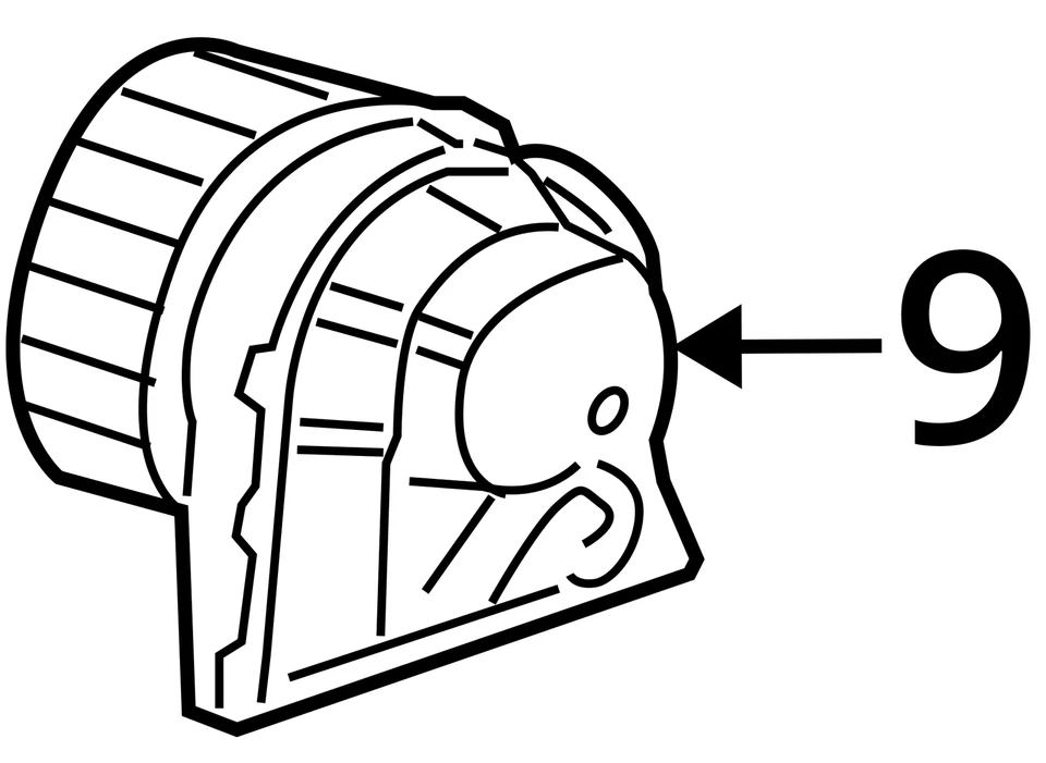 Blower Motor Fits 97-12 PORSCHE BOXSTER 1930969 - Image 4 of 4