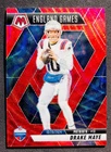 2025 Mosaic DRAKE MAYE London England Games Red Wave #/27 SP Patriots !! MVP !