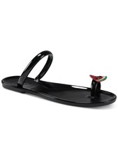 INC Womens Black Jelly Watermelon Loren Round Toe Slip On Sandals Shoes 6 M