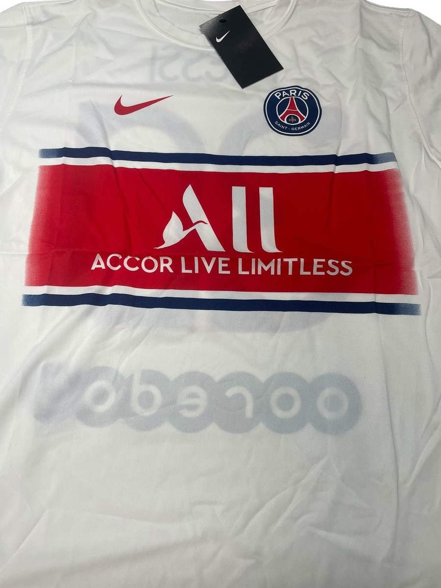 Nike Dri Fit PSG Paris Saint Germain Lionel Messi #30 White