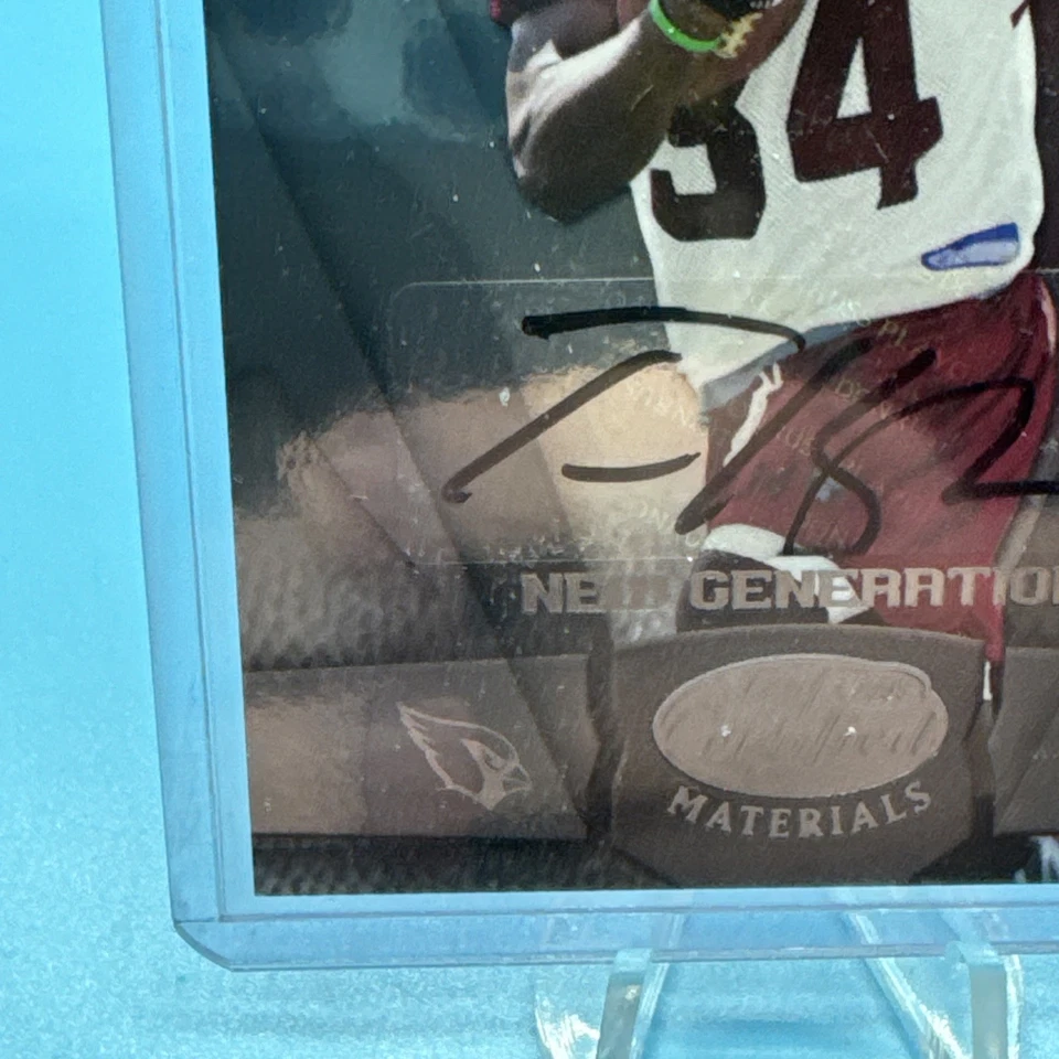 2008 Leaf Certified Materials #197 Tim Hightower Auto /499 RC - Image 4 of 4