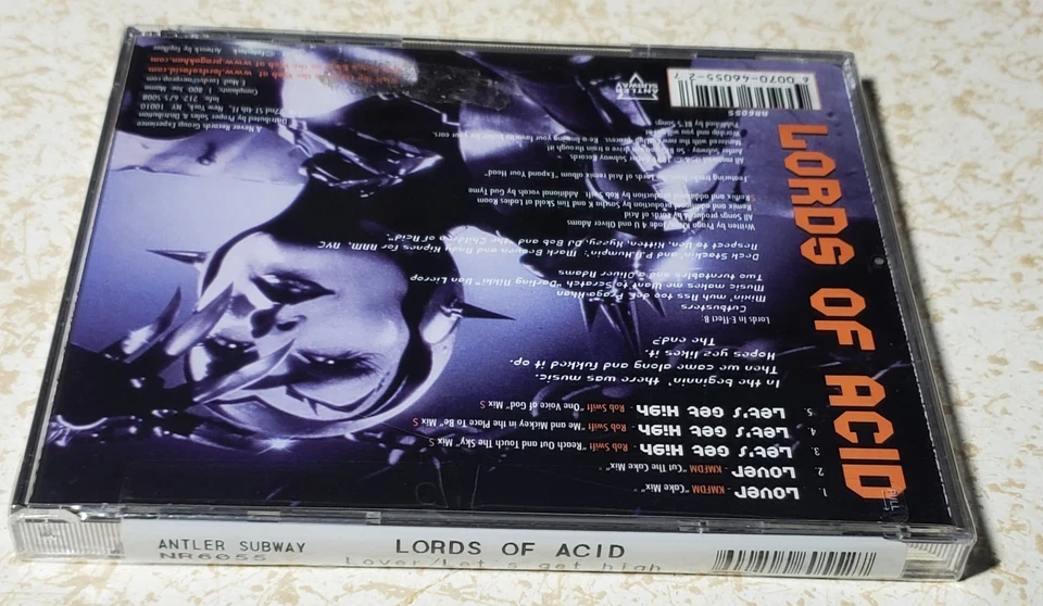Lords Of Acid - Lover/Let's Get High [CD- 5TRK MAXI-SINGLE!] -**FACTORY SEALED** Foto 3 de 4