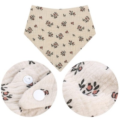 Baby Bibs Triangle Saliva Towel High Absorb Burp Cloth Infants Bib Shower Gift