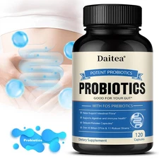 Probiotic Capsules—Maintain Gut Health—Digestive System Health—120 Capsules