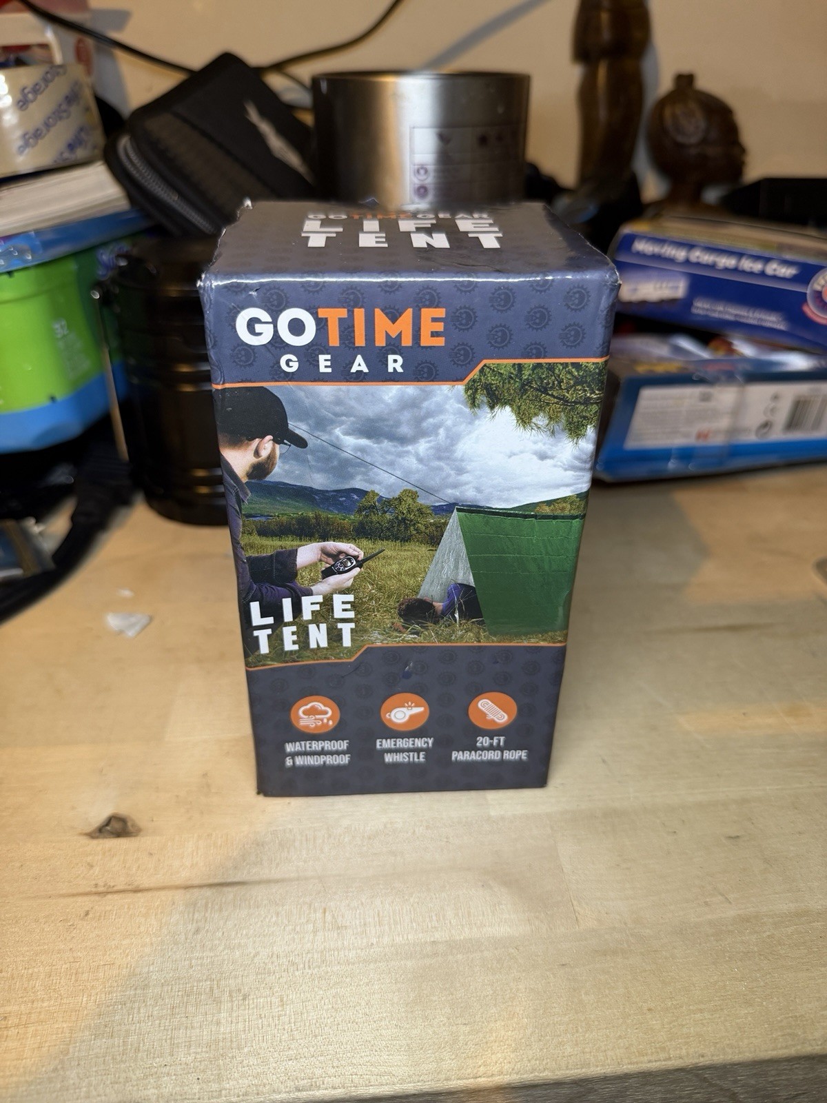 Go Time Gear Life Tent Emergency Survival Shelter – Waterproof & Windproof