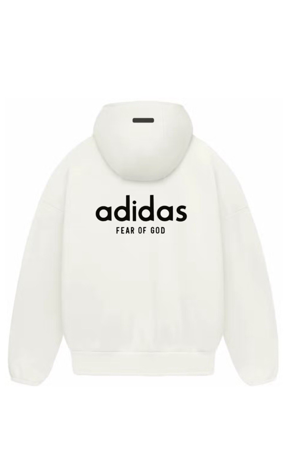 ADIDAS x Fear of God Athletics Men's Cream Heavy Fleece HoodieIY5565