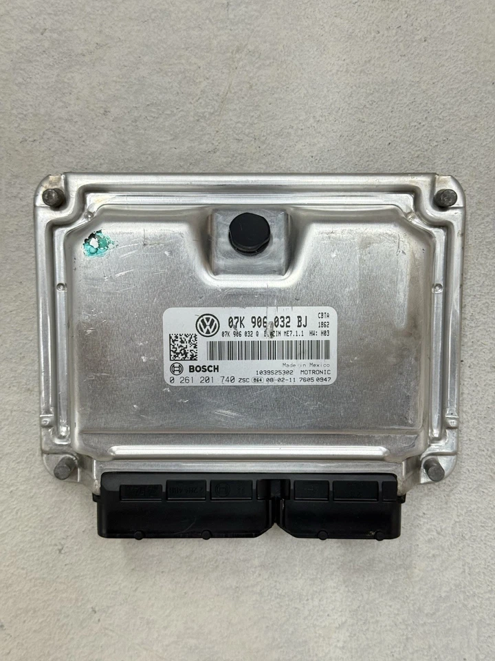 Volkswagen Rabbit Jetta 2008-2009 ordenador motor 2,5 L 07K906032BJ programado Foto 2 de 4