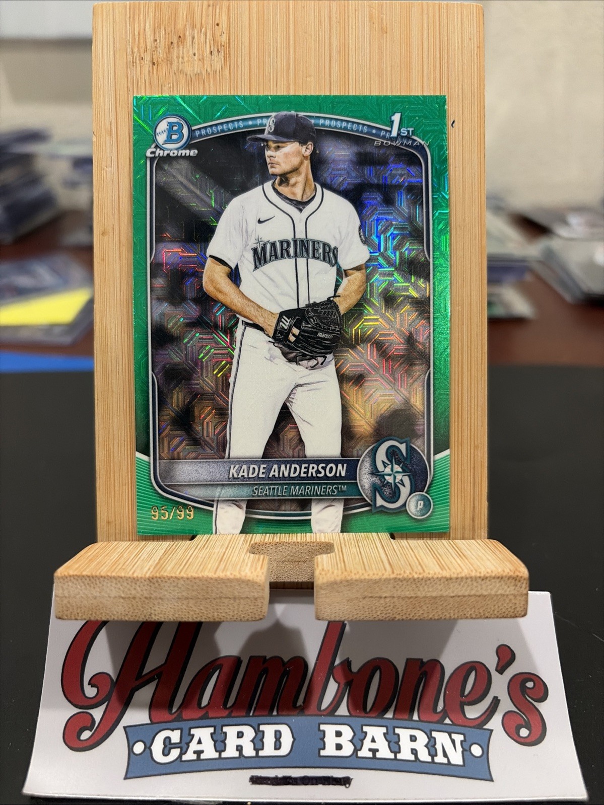 2025 Bowman Draft Kade Anderson 1st Green Mojo Refractor /99 #BDC-3