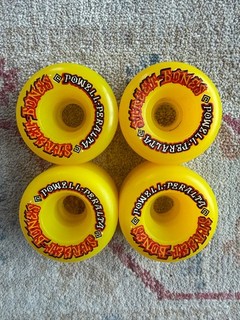 Vintage 1980’s Powell Peralta (STREET BONES) Skateboard Wheels Yellow