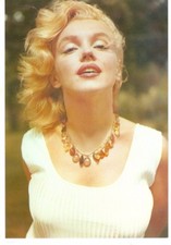 MARILYN MONROE-WHITE TANK TOP LOOKING AT CAMERA-BY SAM  SHAW(105-233)-4X6(#58*)