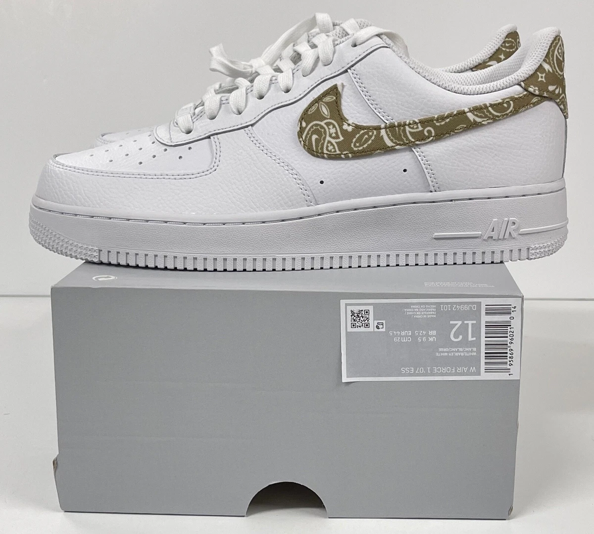 Nike Air Force 1 07 ESS White W for sale | eBay