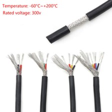 High Flexible Soft Silicone Shielded Cable 2/3/4/6Core Car Electrical Wire