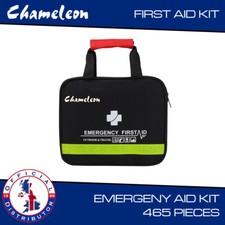 FIRST AID KIT MEDICAL EMERGENCY HOME TRAVEL CAR TAXI WORK BAG 465 PIECE XL