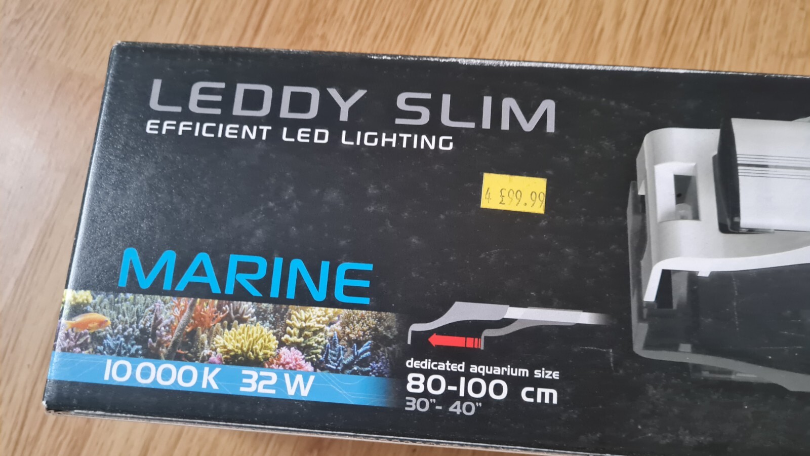 Aquael Marine White Slimline LED Aquarium (fish tank) Light Unit 80