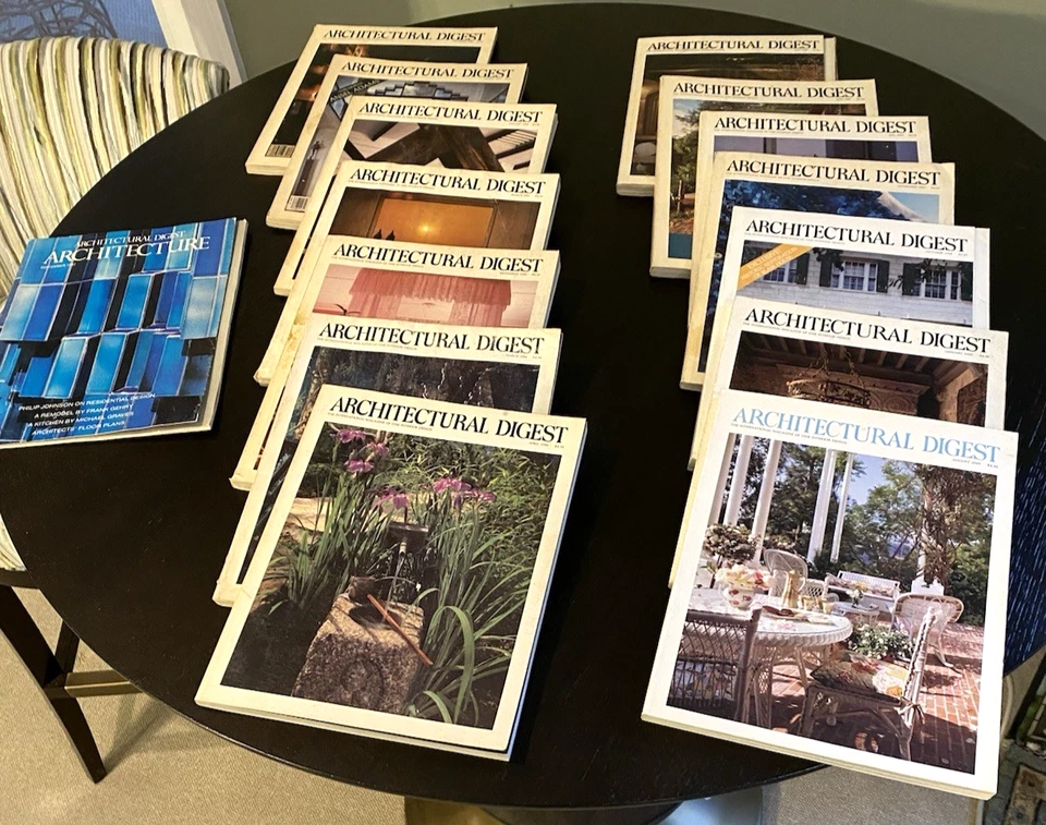 Architectural Digest 1980s Lot 15 Paul Simon Ansel Adams Bernstein AndyWilliiams - Image 2 of 4