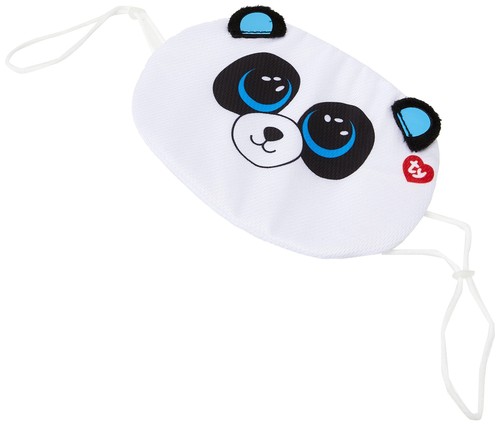 TY Beanie Boo Gesichtsmaske – Bamboo Panda Design, Waschbar, Mit Nasenbügel & Verstellbaren Ohrenschlaufen
