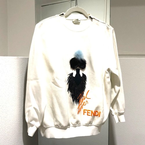 FENDI KARLITO Trainer Sweater White | eBay