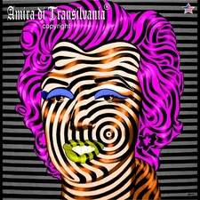 Well Known Artist Wall Art Pop Optical Painting Marilyn Monroe Celebrity Famous