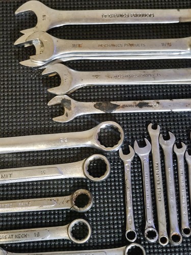 Lot of 100+ Box Ended, Open Ended, Metric, and Standard Wrenches Mixed Brands - Picture 8 of 17