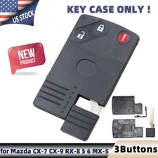 Replacement Smart Card Remote Key Shell Case Fob for Mazda CX-7 CX-9 2007-2009