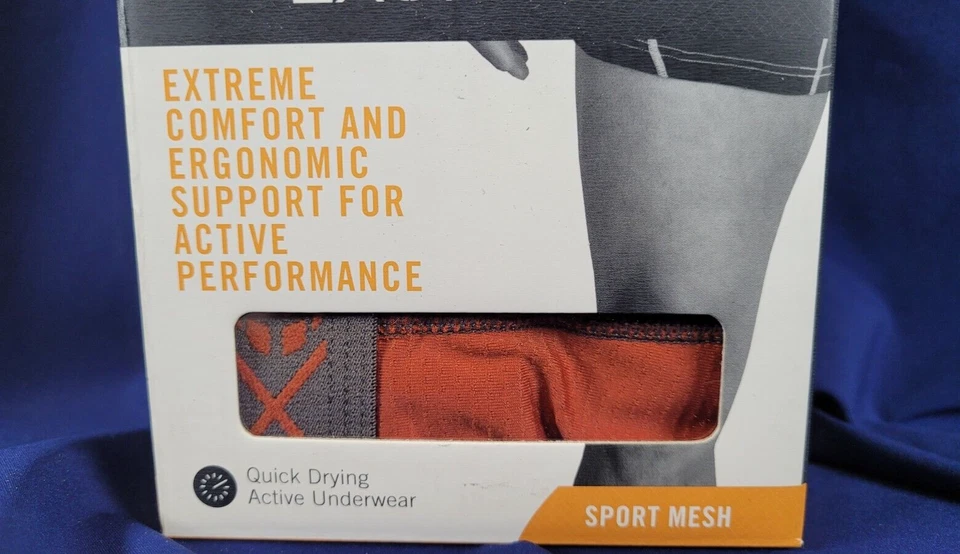 Calzoncillo Boxer ExOfficio Give-n-Go 3" 2XL Malla Deportiva Rojo Ultraligero, Resistente a los Olores Foto 2 de 4