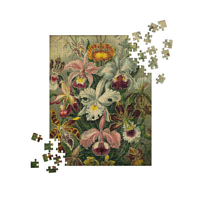 ORCHIDS Jigsaw Puzzle ernst haeckel flowers botanist floriculturist floral gift