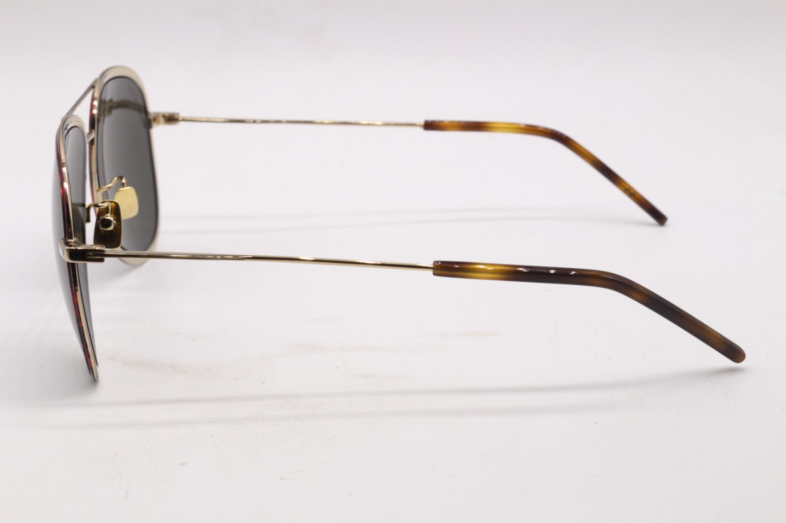 OCCHIALI DA SOLE CON MONTATURA AUTENTICA SAINT LAURENT SL 294 002 HAVANA ORO AVIATOR 56 16