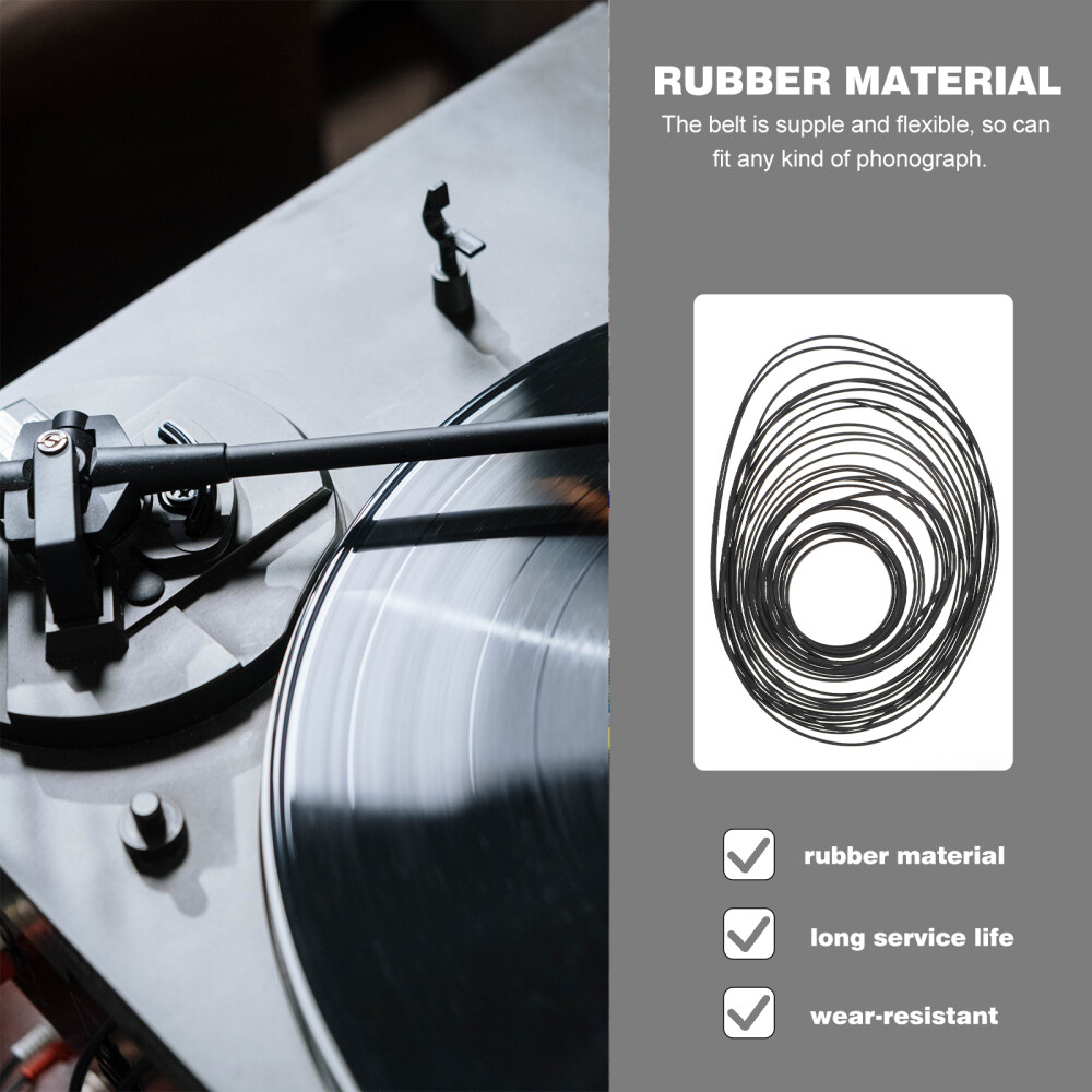 2 Packs Tape Recorder Belt Cassette CD Rubber Band Voice Vcr Player eBay