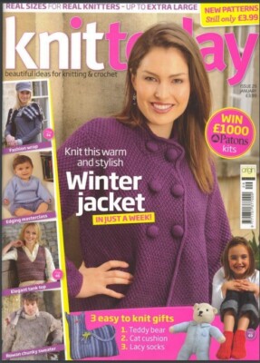 KNIT TODAY MAGAZINE 33 Unique Issue Collection On USB Thumb Drive